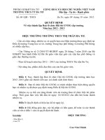 Quyet dinh thanh lap Ban to chuc Hoi thi GVDG captruong nam hoc 2012 2013