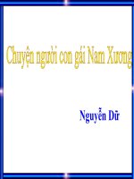 Chuyen Nguoi Con Gai Nam Xuong