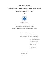 Tìm hiểu về du lịch Vịnh Hạ Long