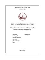 Những giá trị cơ bản của tư tưởng chính trị phương tây