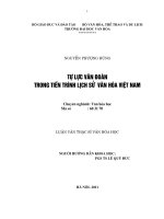 Tự lực văn đoàn trong tiến trình lịch sử văn hóa việt nam 