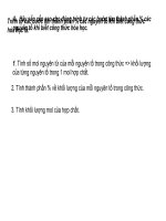 Cong thuc hoa hoc Tiet 2