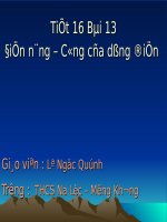 Dien nang cong cua dong dien da fix lai loi chuan khong can chinh