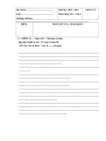 De KTGK 1 mon Tieng Viet Lop 4