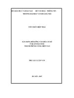 Xây dựng đời sống văn hóa cơ sở ở quận hải châu thành phố đà nẵng hiện nay 