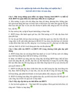 Đáp án trắc nghiệm tập huấn môn hoạt động trải nghiệm lớp 2 (sách kết nối tri thức với cuộc sống)