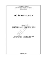 Thiết kế máy cắt thép tấm 