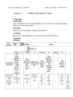 TEST ENGLISH 9FIRST 120122013