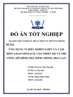 Ứng dụng vi điều khiển LoPy và cảm biến Lego M5STACK vào thiết kế và thi công mô hình nhà kính trồng hoa Lan