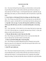 Đáp án 500 câu thi trắc nghiệm trưởng ca vận hành NMĐG