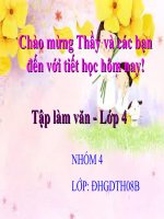 cau tao cua bai van mieu ta con vat