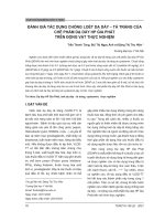 Đánh giá tác dụng chống loét dạ dày – tá tràng của chế phẩm dạ dày Hp Gia Phát trên động vật thực nghiệm
