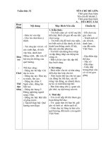 giáo án chính tuần 32 chủ đề quê hương- đất nước -bác hồ