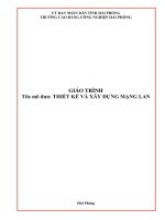 Giáo trình Thiết kế và xây dựng mạng LAN - CĐ Công nghiệp Hải Phòng