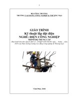Giáo trình Kỹ thuật lắp đặt điện (Nghề: Điện công nghiệp) - CĐ Công nghiệp và Thương mại