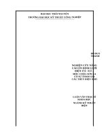 Nghiên cứu nâng cao ổn định lưới điện 374 e17 1 mộc châu   sơn la có sự tham gia các thủy điện nhỏ 