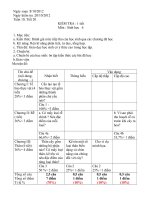 Kiem tra 1 tiet sinh 6 HK I nam hoc 20122013