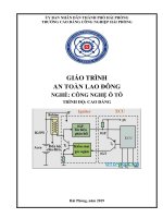 Giáo trình An toàn lao động (Ngành: Công nghệ ô tô) - CĐ Công nghiệp Hải Phòng