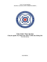 Giáo trình Thực tập hàn (Ngành: Kỹ thuật máy lạnh và điều hòa không khí) - CĐ Công nghiệp Hải Phòng