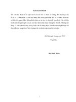 Nghiên cứu đánh giá ảnh hưởng biến đổi khí hậu và phát triển kinh tế đến khả năng lấy nước của cống ngọc trại thuộc hệ thống thủy lợi bắc hưng hải​ 