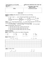 Kiem tra giua hoc ki 1 Toan lop 5 2010 2011