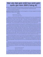 Bai van dat giai nhat hoc sinh gioi quoc gia nam 2001bang A