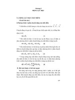 Giáo trình Cơ ứng dụng (Phần tóm tắt lý thuyết bài tập minh họa và bài tập cho đáp số): Phần 2