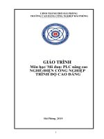 Giáo trình PLC nâng cao (Ngành: Điện công nghiệp) - CĐ Công nghiệp Hải Phòng