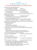 Bài tập trắc nghiệm Giáo dục công dân 11 - Bài 3: Quy luật giá trị trong sản xuất và lưu thông hàng hóa