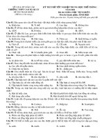 Đề thi thử tốt nghiệp THPT năm 2021 môn Sinh học có đáp án - Trường THPT Cao Bá Quát