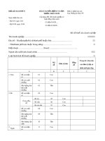 Mẫu Báo cáo số lượng và sản phẩm chăn nuôi