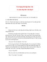 Đề văn tự sự: Hãy kể một chuyện vui sinh hoạt – Ngữ Văn 6 nâng cao