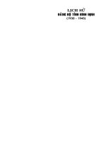 Tổng quan về Đảng bộ Bình Định (1930-1945): Phần 1