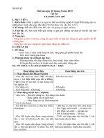 Tuần 27 – Giáo án lớp 5 soạn theo định hướng phát triển năng lực học sinh