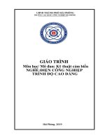Giáo trình Kỹ thuật cảm biến (Ngành: Điện công nghiệp) - CĐ Công nghiệp Hải Phòng