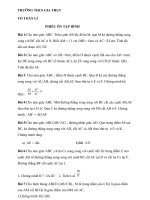 PHIẾU ÔN TẬP HÌNH