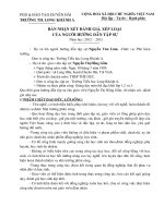 BAN NHAN XET CUA NGUOI HUONG DAN TAP SU