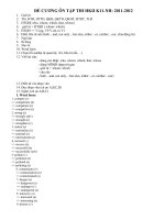 ON THI HKII LOP 11 MOI NHAT