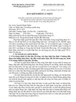 Bao cao kiem diem theo nghi quyet TW4