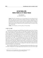 Chủ đề đồng tiền trong phóng sự Vũ Trọng Phụng