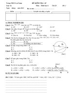 Kiem tra Hinh hoc 6 Tiet 28