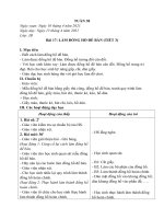 Giáo án Thủ công Lớp 3 - Tuần 30