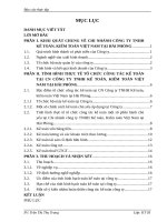 Báo cáo thực tập - TÌNH HÌNH THỰC TẾ TỔ CHỨC CÔNG TÁC KẾ TOÁN TẠI CN CÔNG TY TNHH KẾ TOÁN, KIỂM TOÁN VIỆT NAM TẠI HẢI PHÒNG