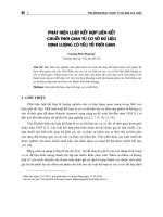 Phát hiện luật kết hợp liên kết chuỗi thời gian từ cơ sở dữ liệu định lượng có yếu tố thời gian