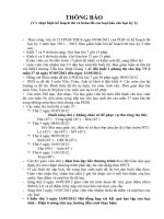 Lich thi vao diem nop bao cao