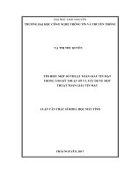 Luận văn thạc sĩ tìm hiểu một số thuật toán giấu tin mật trong ảnh kỹ thuật số và xây dựng một thuật toán giấu tin mật​ 