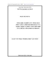 Luận văn thạc sĩ tổng hợp, nghiên cứu tính chất phức chất 2 phenoxybenzoat của yb (III), tb (III) và phức chất hỗn hợp của chúng với o phenantrolin​ 