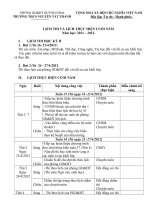 LICH CUOI NAM NAM HOC 20112012