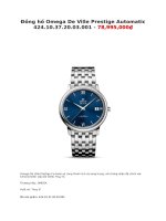 Đồng hồ omega de ville prestige automatic 424 10 37 20 03 001   78,995,000₫