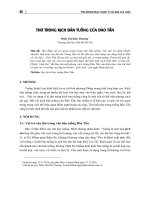 Thơ trong kịch bản tuồng của Đào Tấn